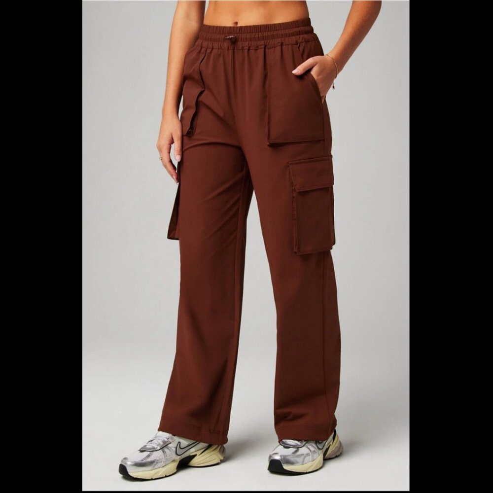 Fabletics Heights Cargo Pant Color Color: Sepia (Brown)  Size M